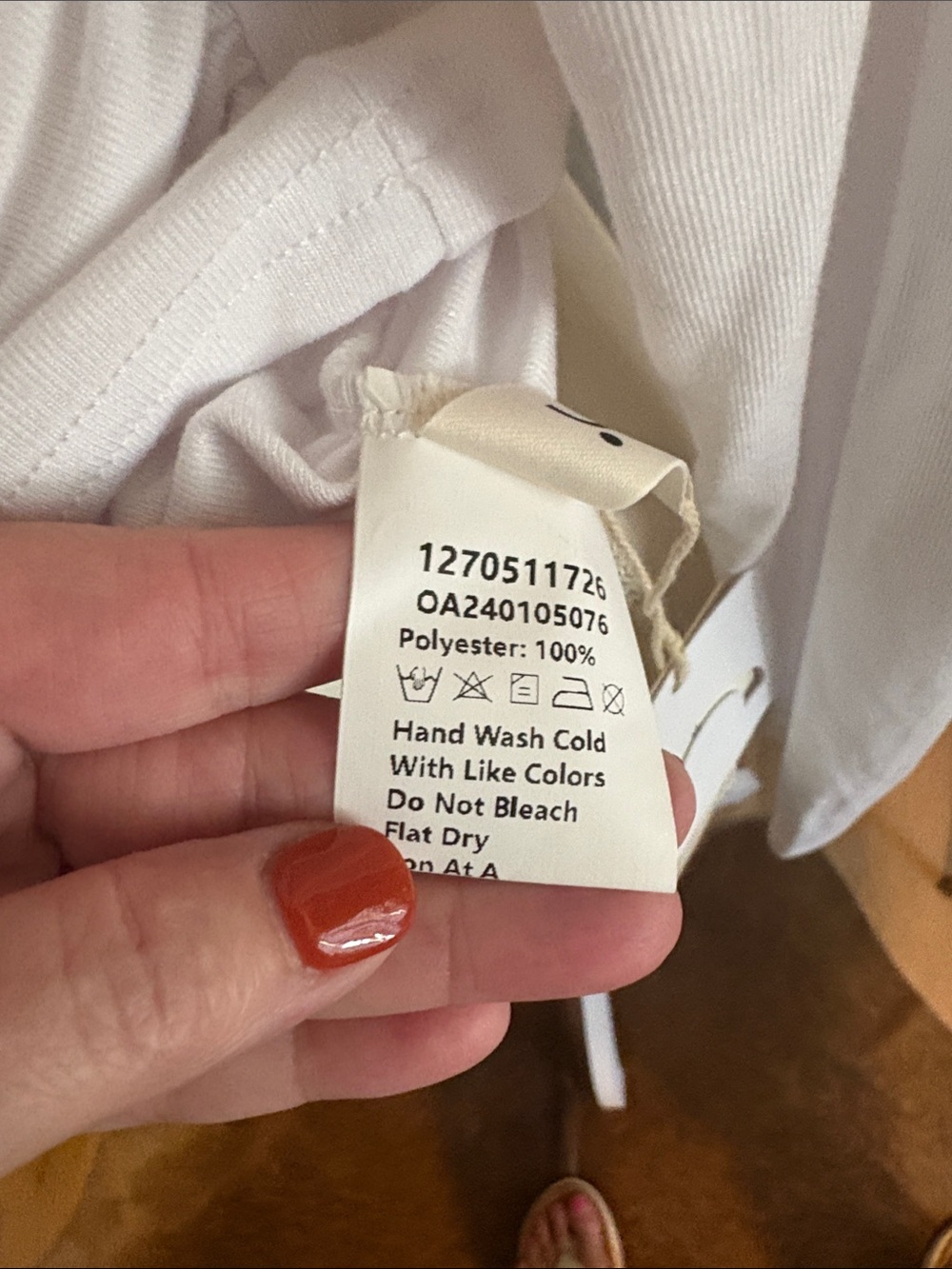 Commense White Long-Sleeve Draped Mock Neck Top - Picture 6 of 8